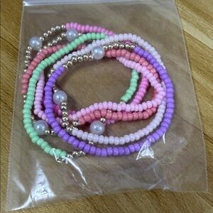 Colorful Beaded Bracelet Set